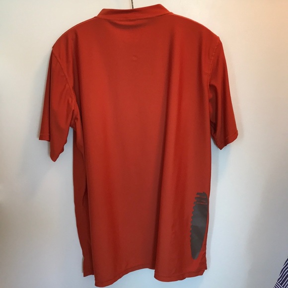 Level Six Rash Guard Sun Swim Shirt Deep Orange XL - Picture 5 of 6